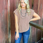 The Piper Sweater Top *Mocha