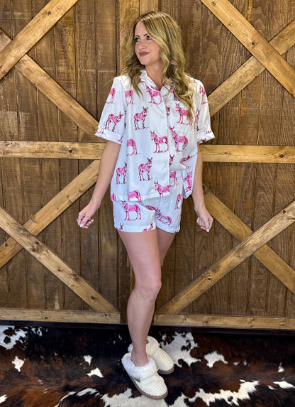 Pink Donkey Lounge Set