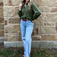 Leather Lux Top *Agave
