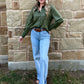 Leather Lux Top *Agave