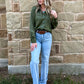 Leather Lux Top *Agave