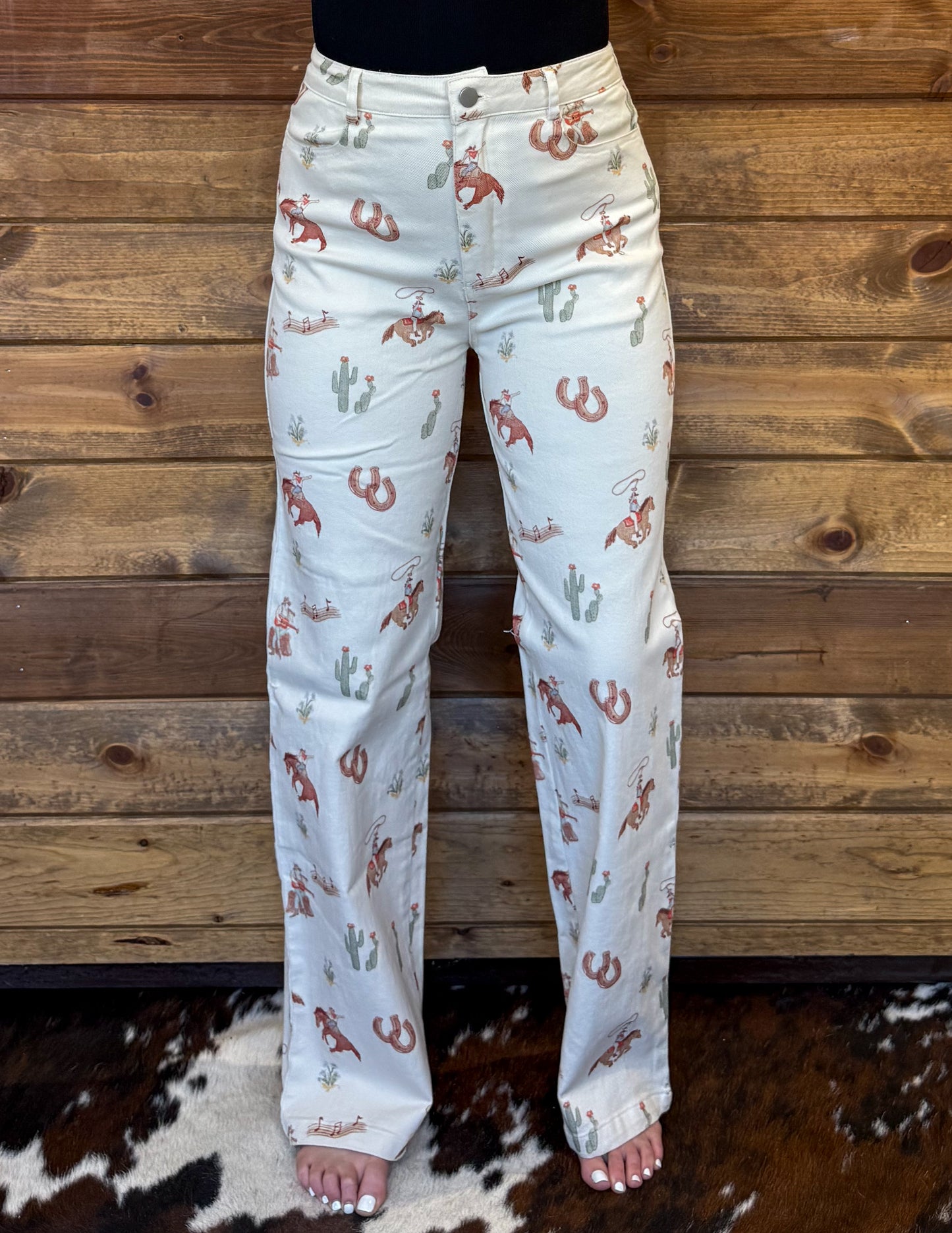 Cowboys & Horseshoes Pants