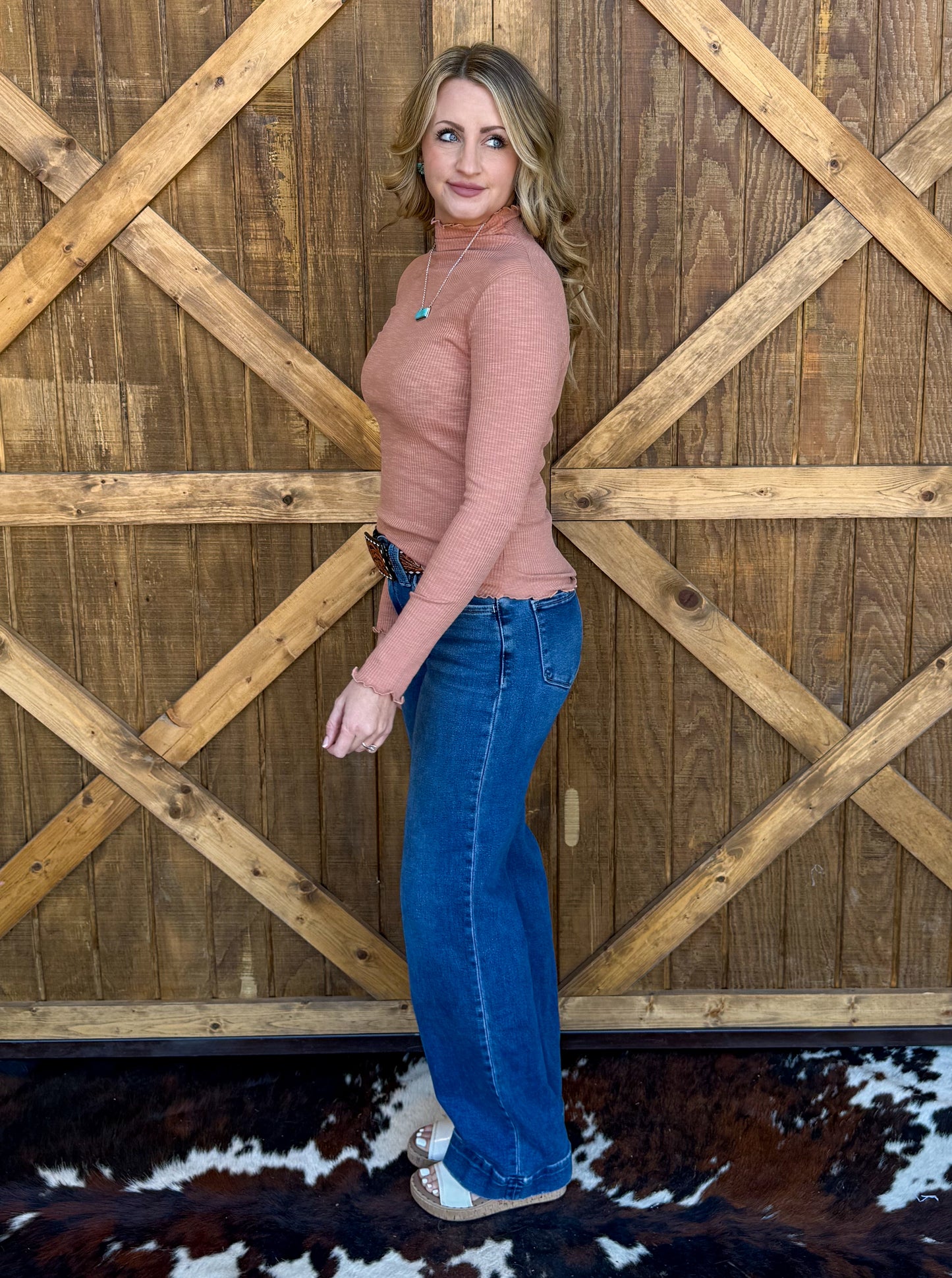 Kaycee Long Sleeve *Dusty Rose