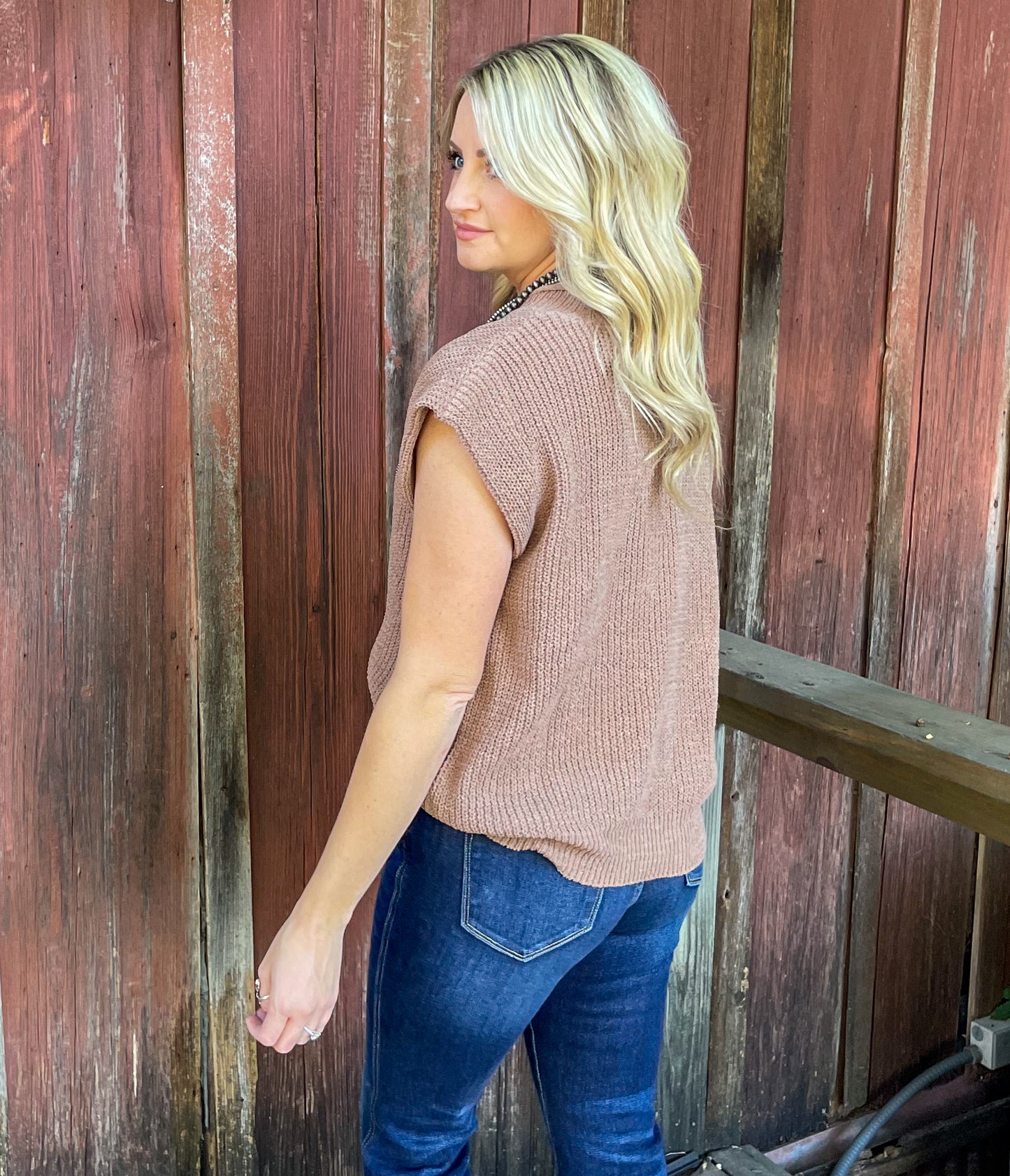 The Piper Sweater Top *Mocha