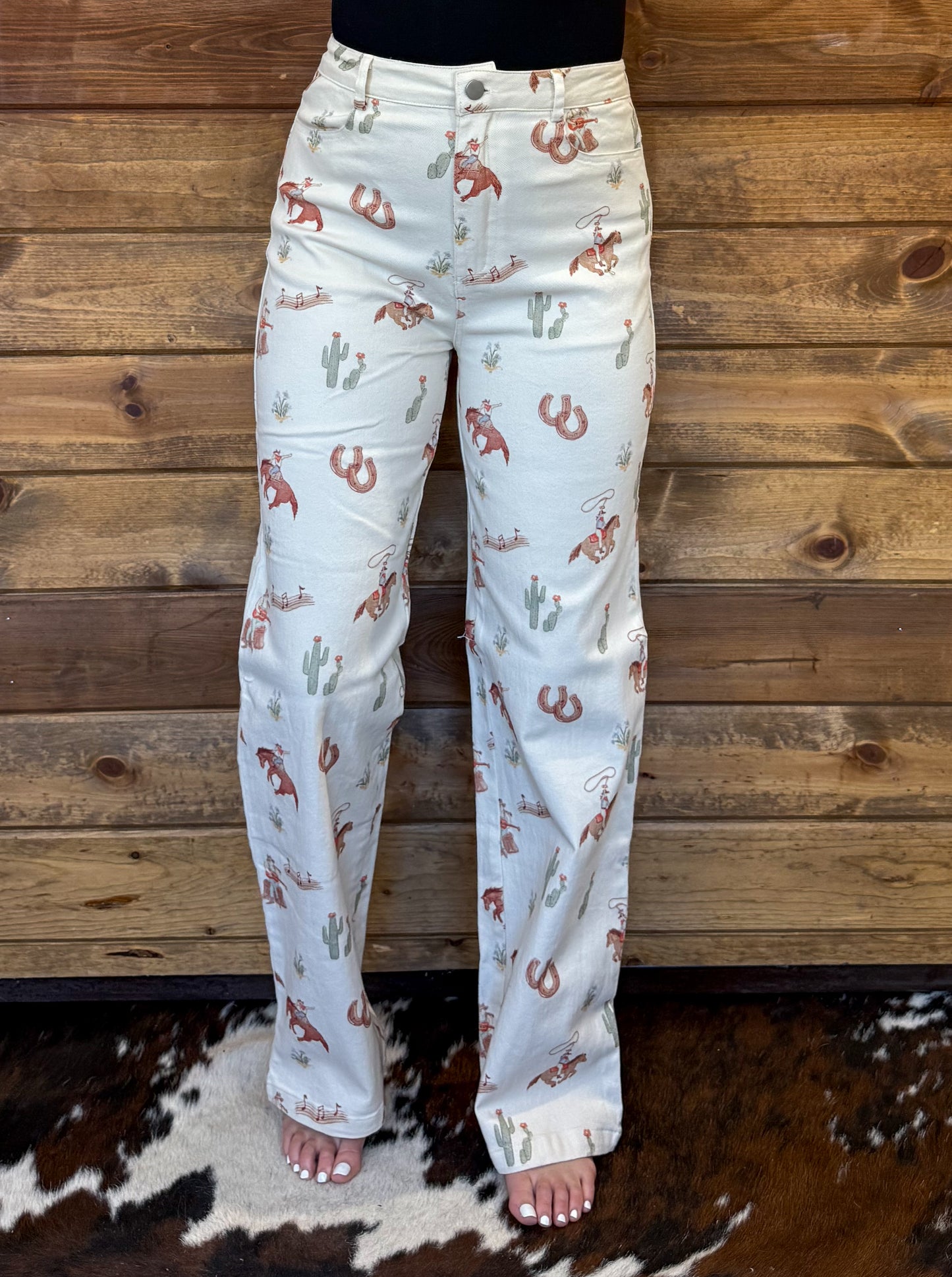 Cowboys & Horseshoes Pants