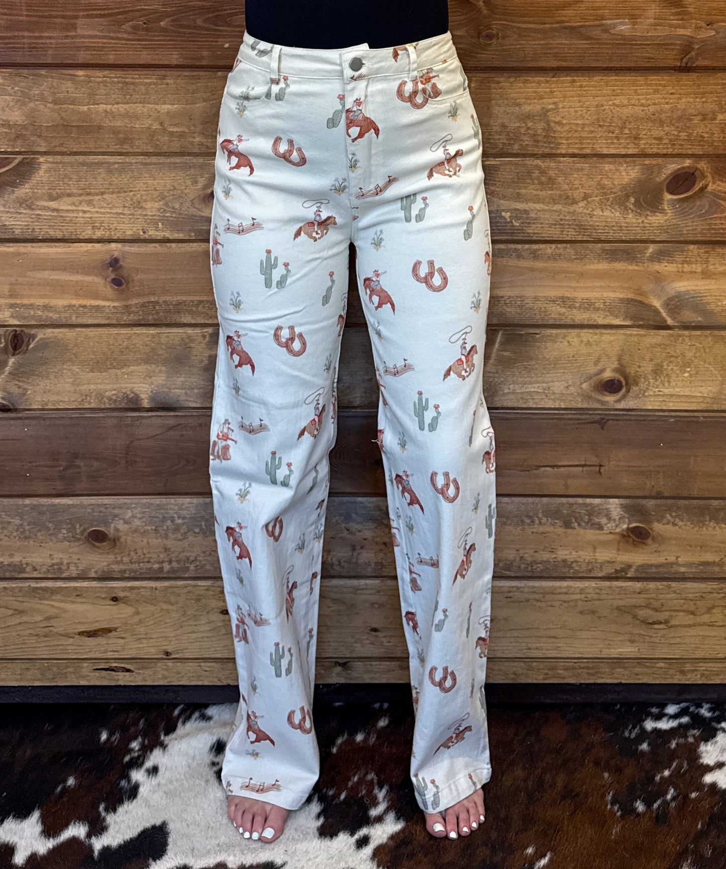 Cowboys & Horseshoes Pants