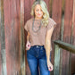 The Piper Sweater Top *Mocha