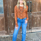 Chillville Cropped Long Sleeve *Saddle