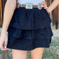 Taylor Corduroy Mini Skirt *Black