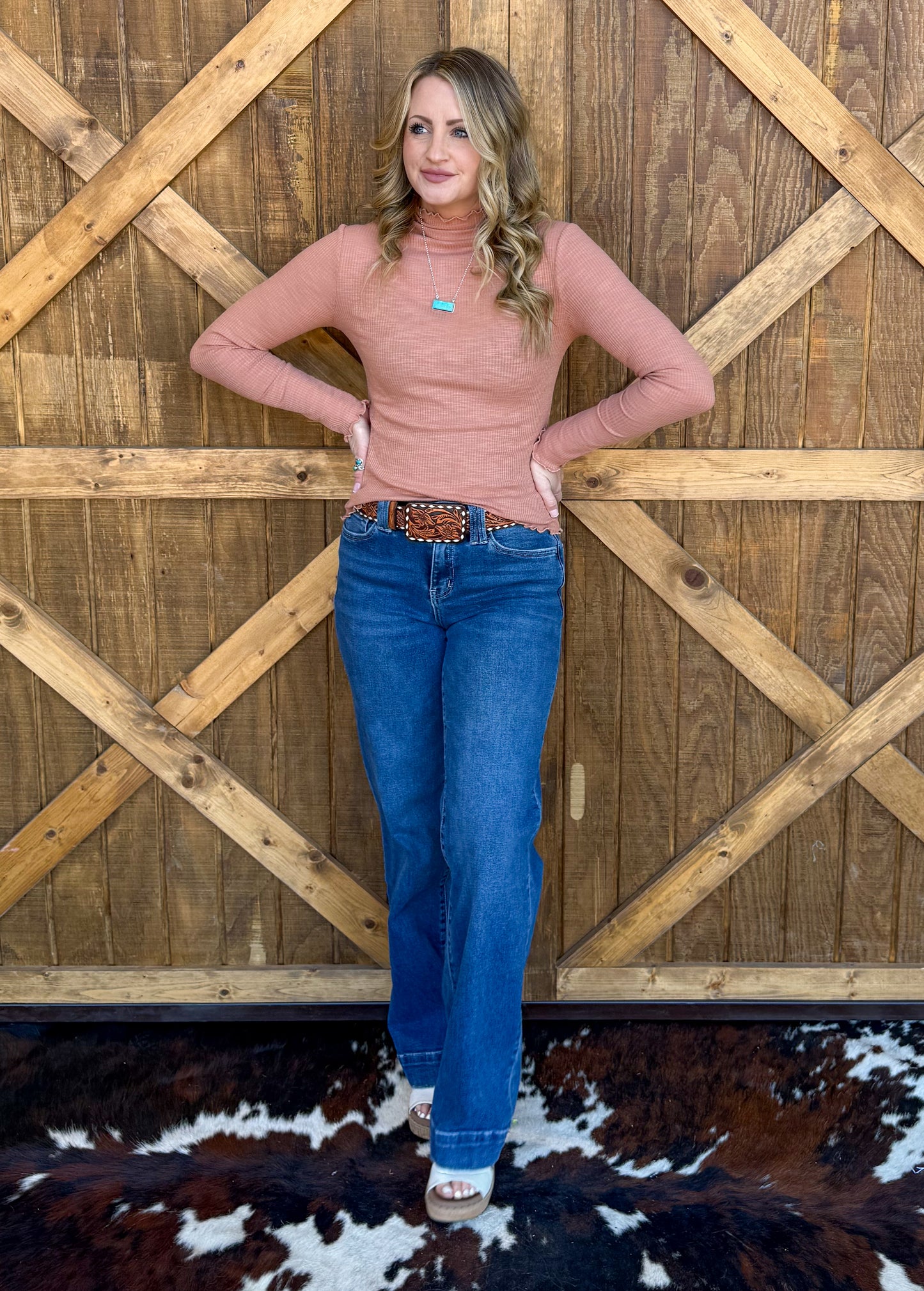 Kaycee Long Sleeve *Dusty Rose