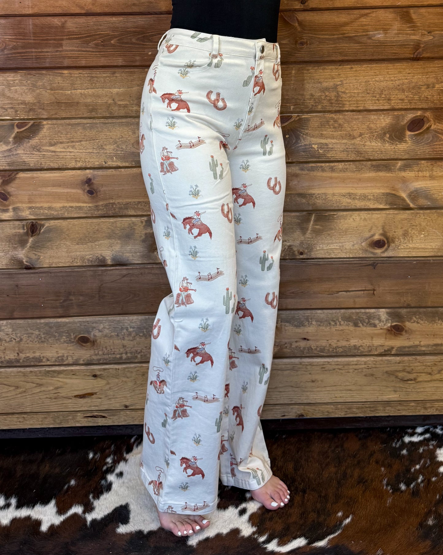 Cowboys & Horseshoes Pants