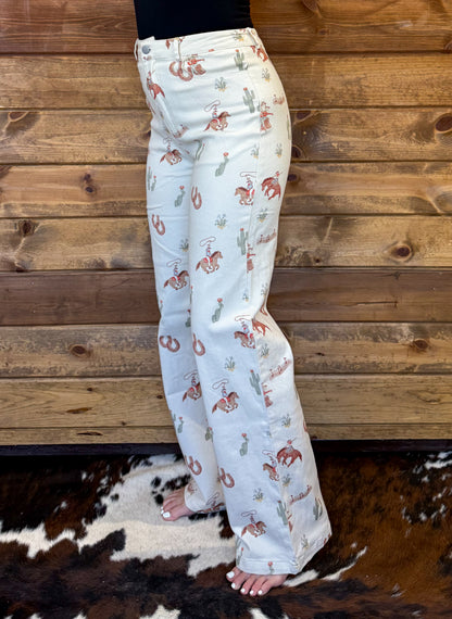 Cowboys & Horseshoes Pants