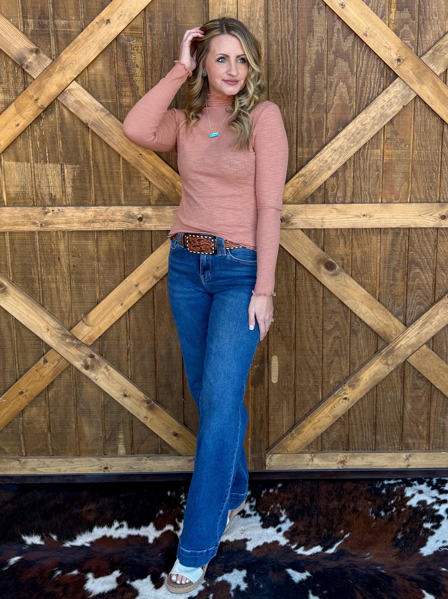 Kaycee Long Sleeve *Dusty Rose