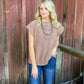 The Piper Sweater Top *Mocha