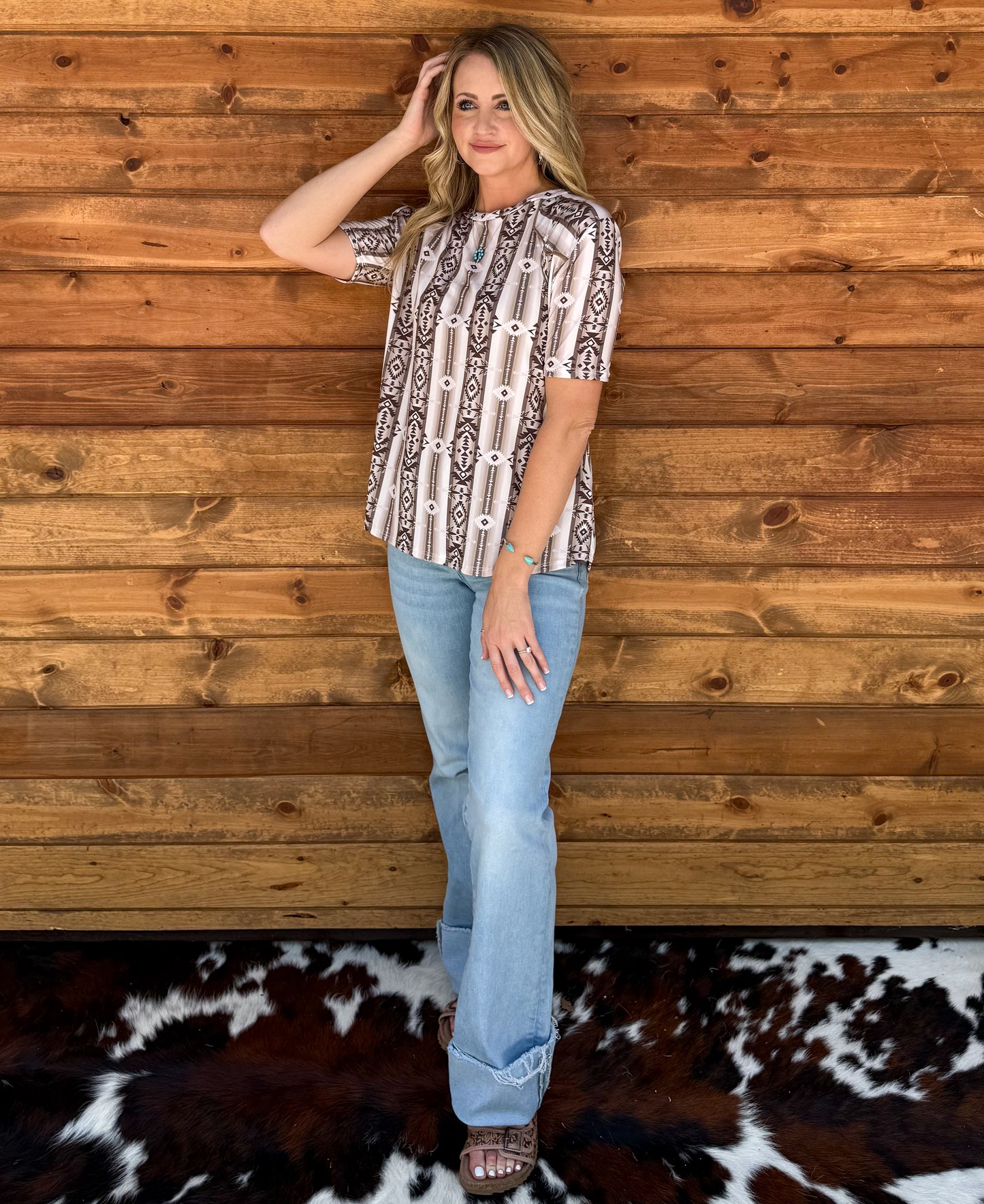 Desert Storm Aztec Top