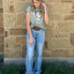 Steer Skull Top