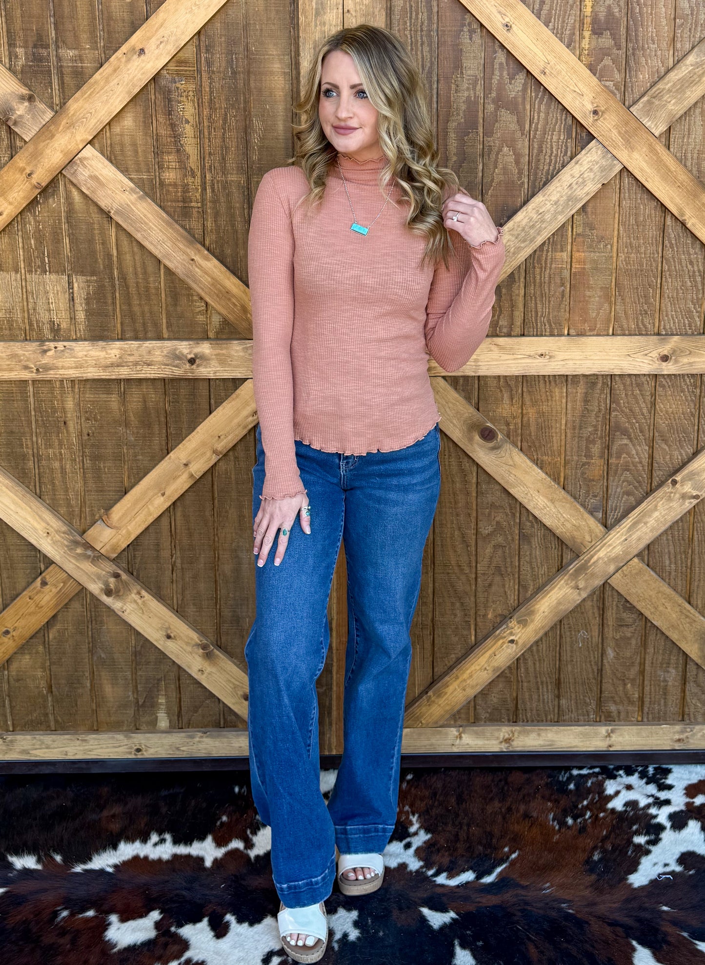 Kaycee Long Sleeve *Dusty Rose