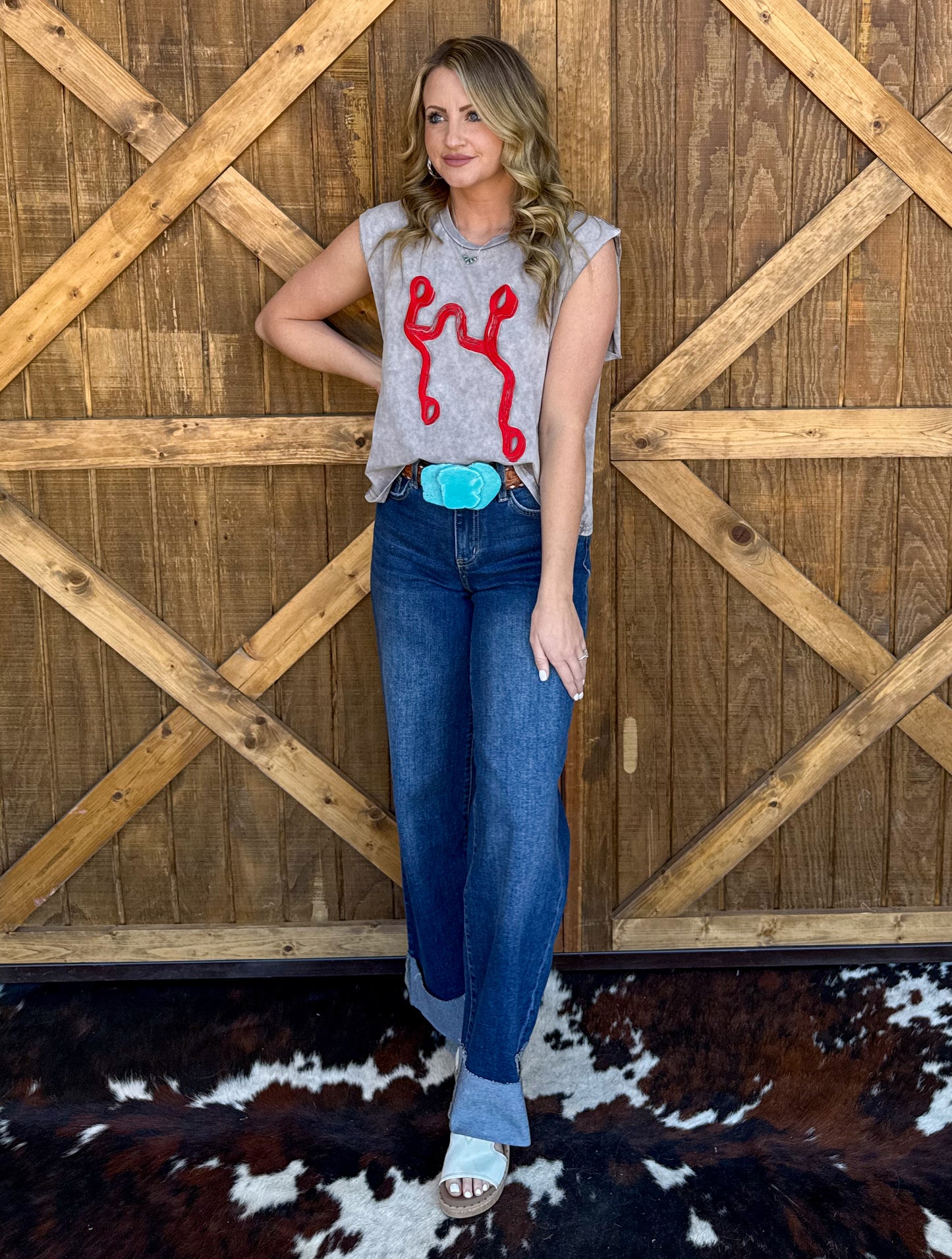 Rojo Ranch Muscle Tank