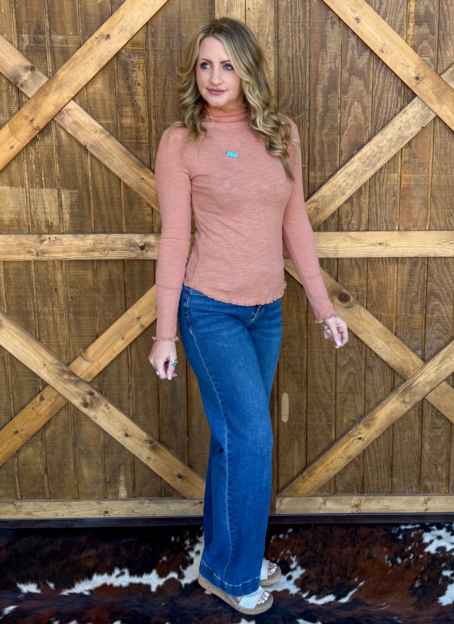 Kaycee Long Sleeve *Dusty Rose