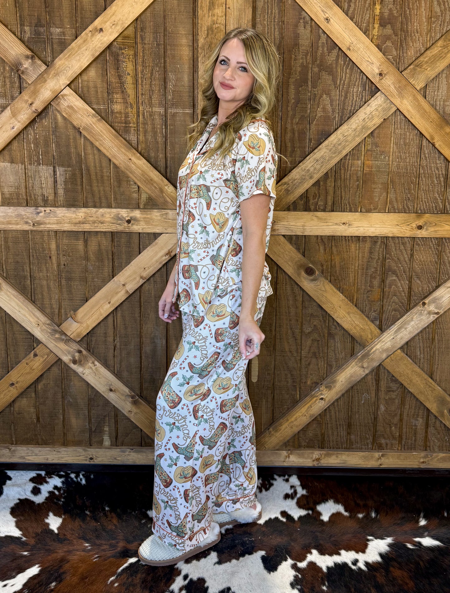 Cowboy Christmas Lounge Set