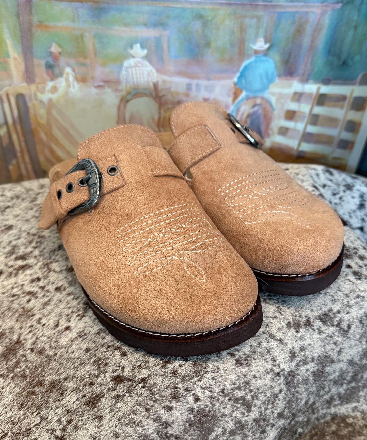 The Ranch Hand Slip-Ons *Camel