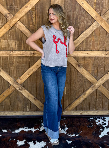 Rojo Ranch Muscle Tank