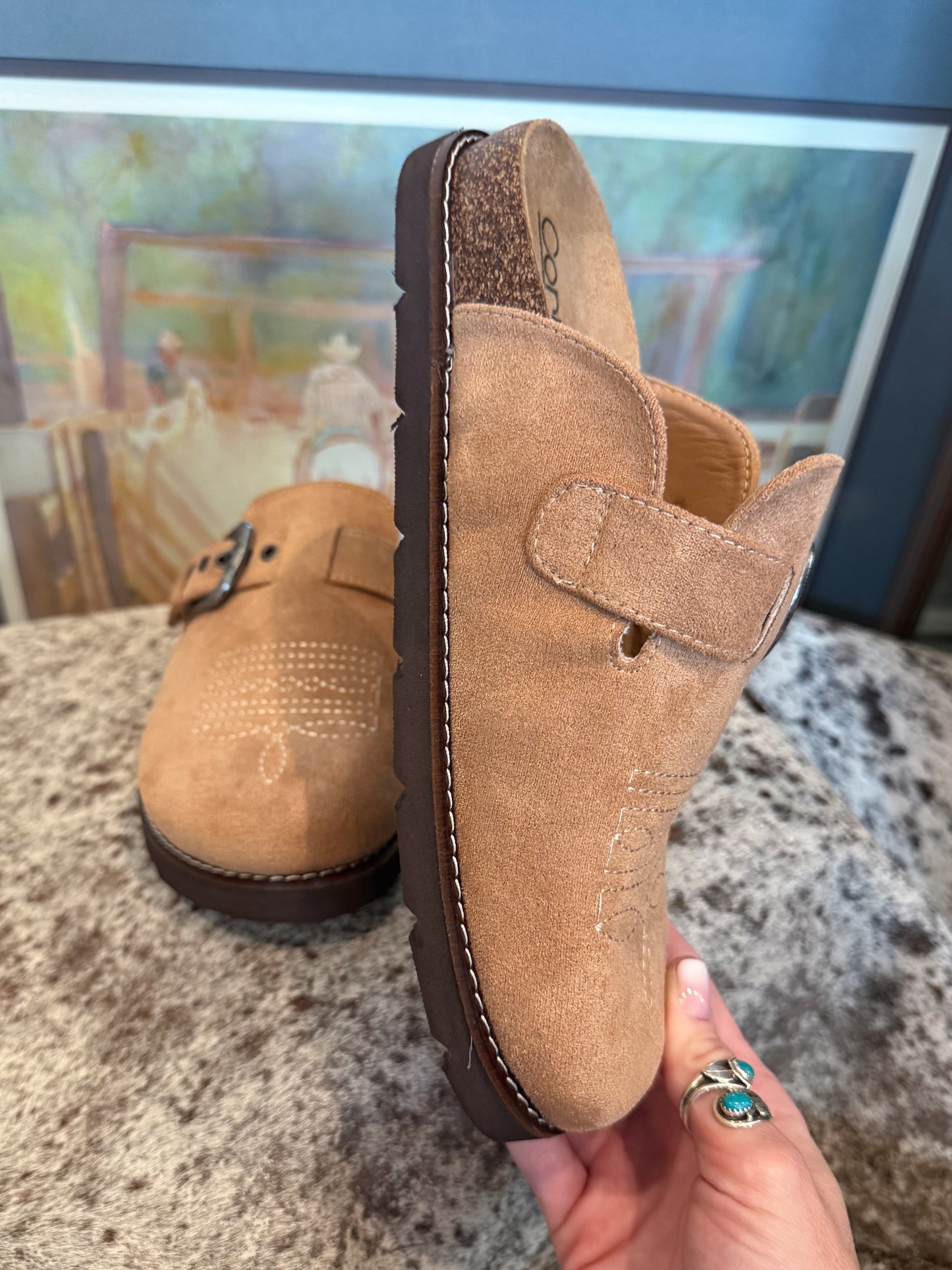 The Ranch Hand Slip-Ons *Camel