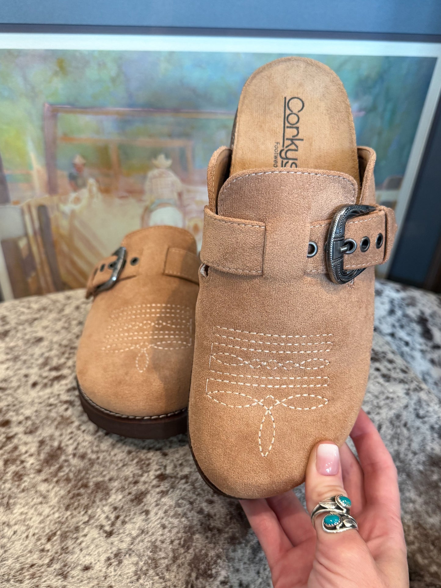 The Ranch Hand Slip-Ons *Camel