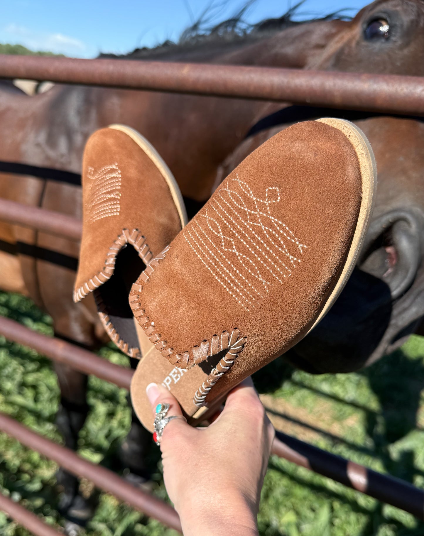 The Boot Stitch Mule *Brown