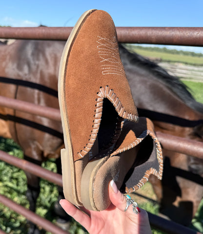 The Boot Stitch Mule *Brown