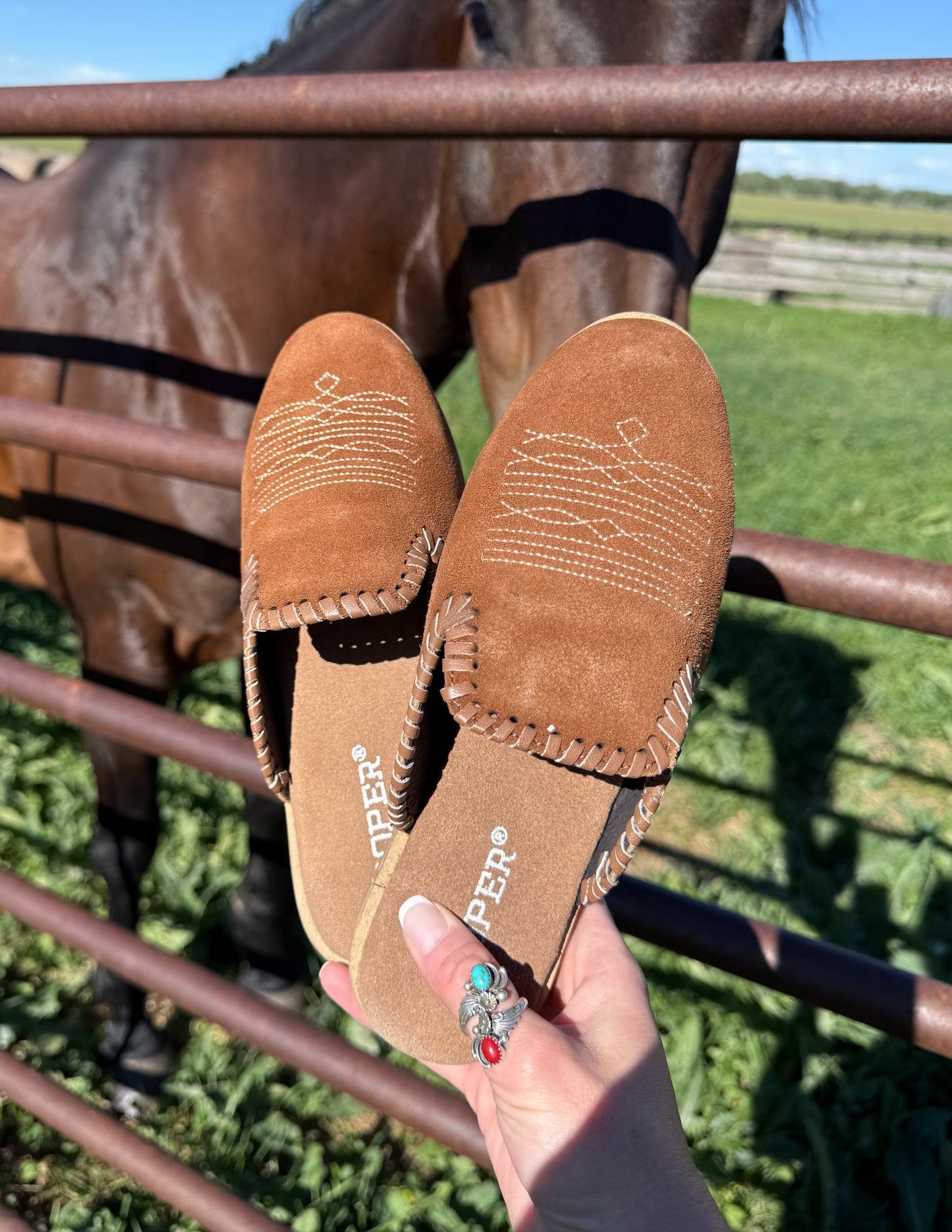 The Boot Stitch Mule *Brown