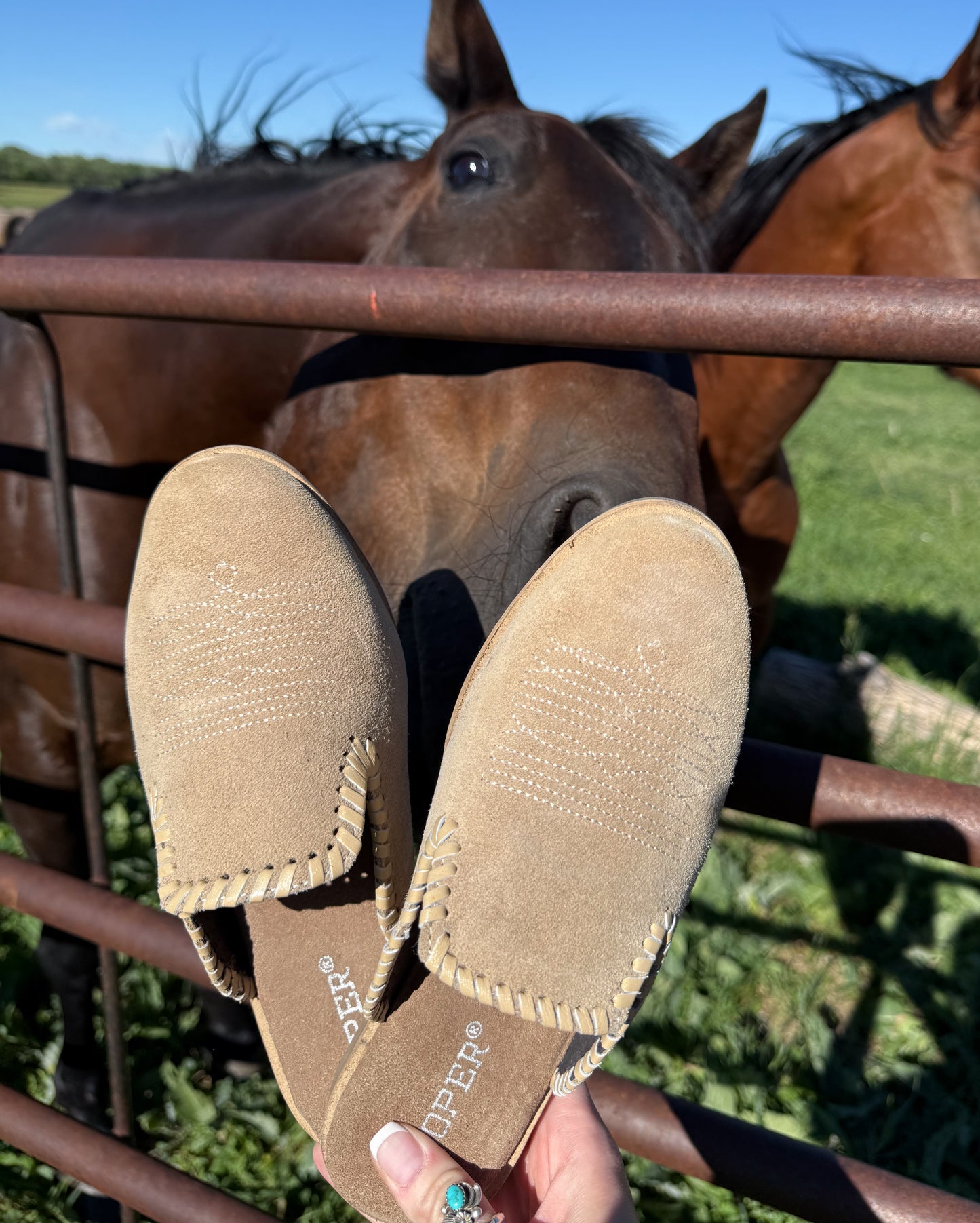 The Boot Stitch Mule *Tan