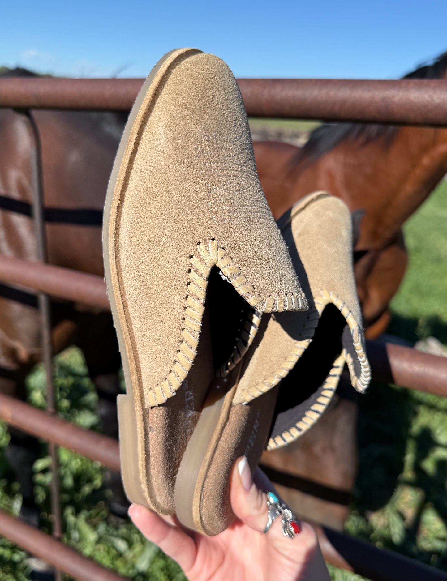 The Boot Stitch Mule *Tan