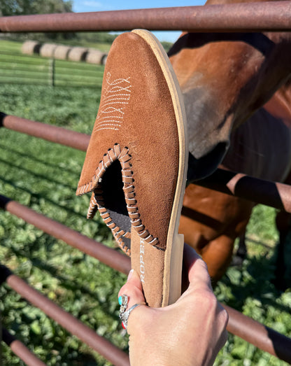 The Boot Stitch Mule *Brown