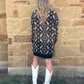 Montana Aztec Sweater Dress