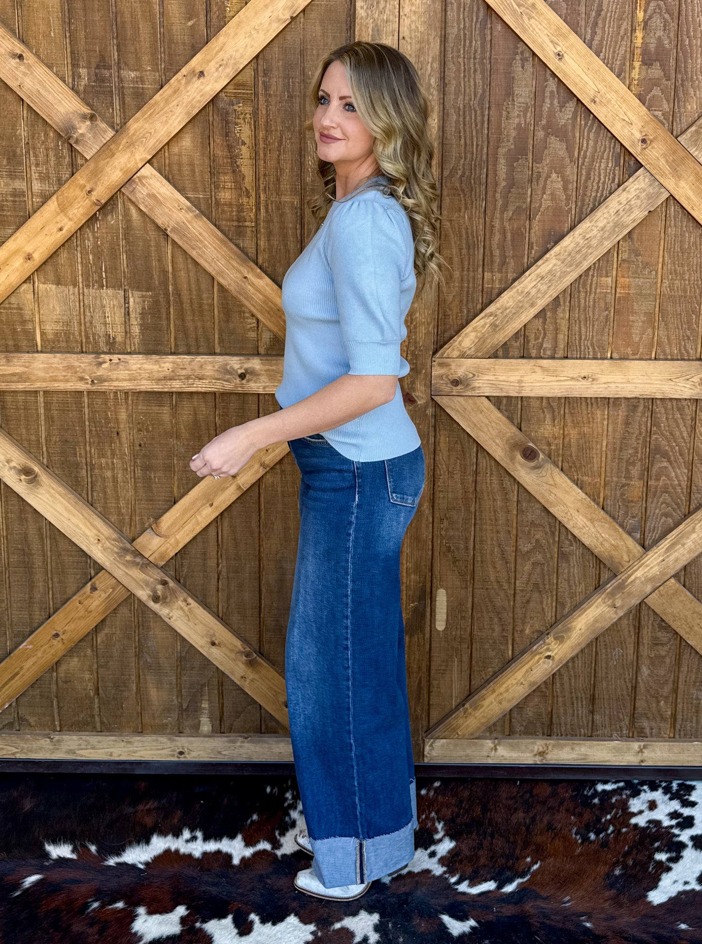 The Lola Blouse *Blue