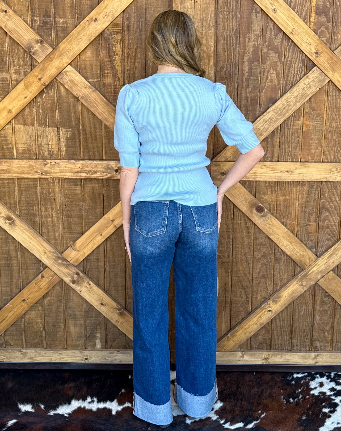 The Lola Blouse *Blue