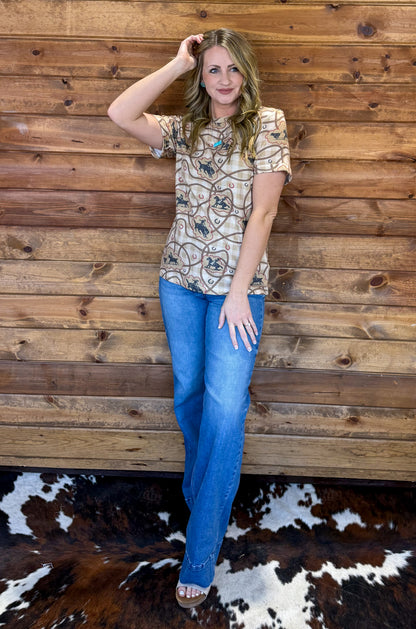 Red Rodeo Tee