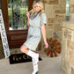 Silver Cowgirl T-Shirt Dress