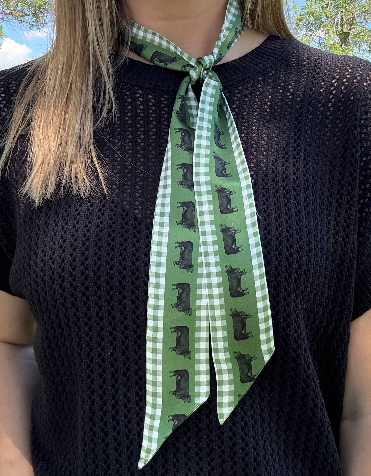 The Hereford Cow Silk Twilly