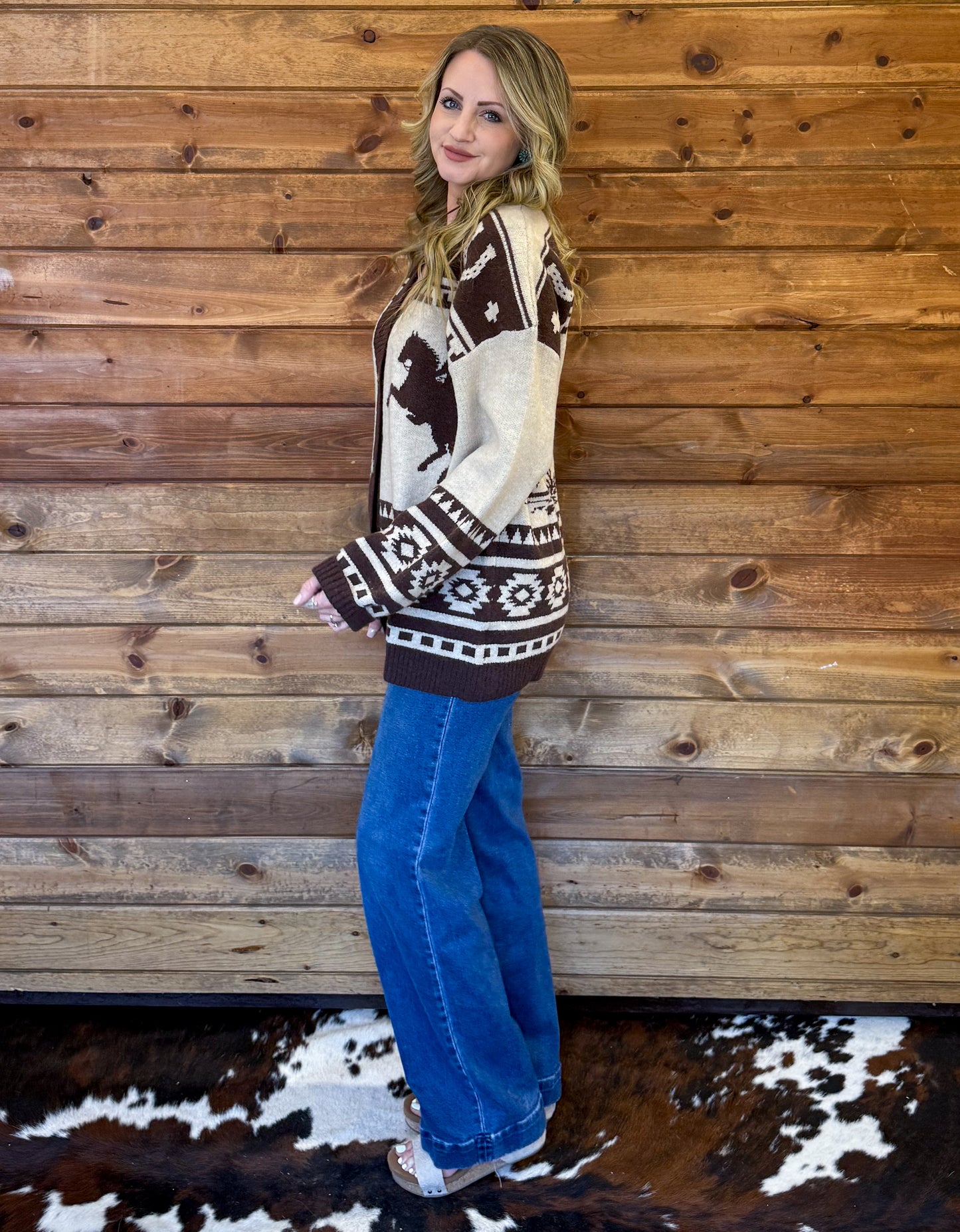 The Rancher Cardigan *Taupe