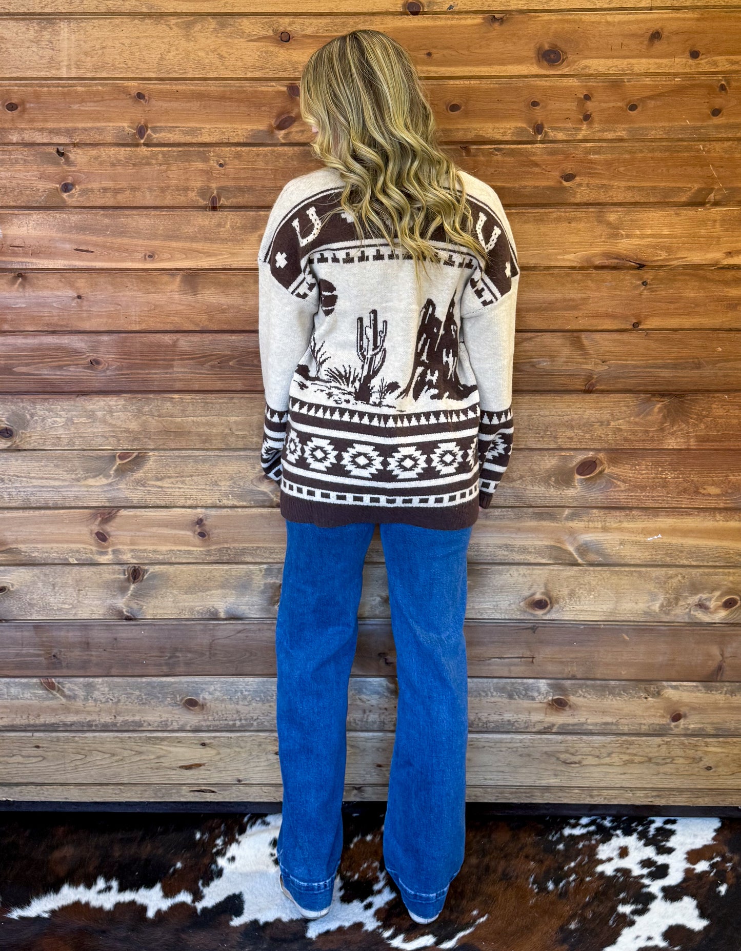 The Rancher Cardigan *Taupe