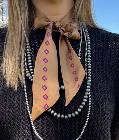 Little Aztec Silk Twilly