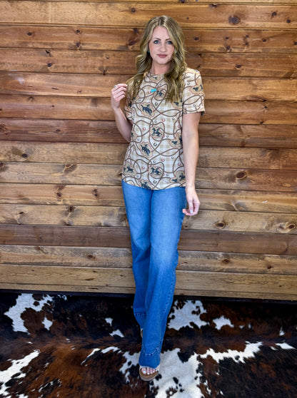 Red Rodeo Tee