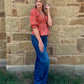 Classy Aztec Blouse *Rust