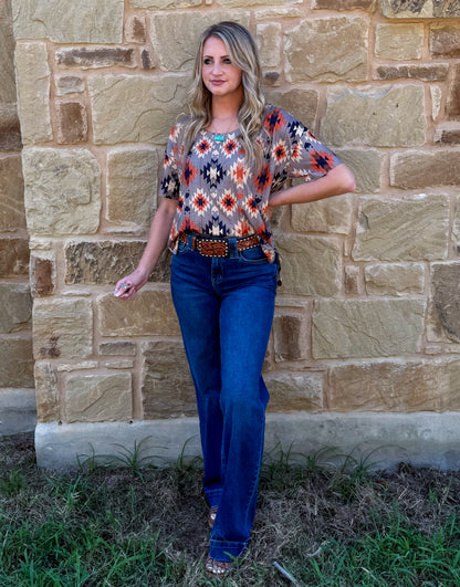 Rocky Mountain Aztec Top