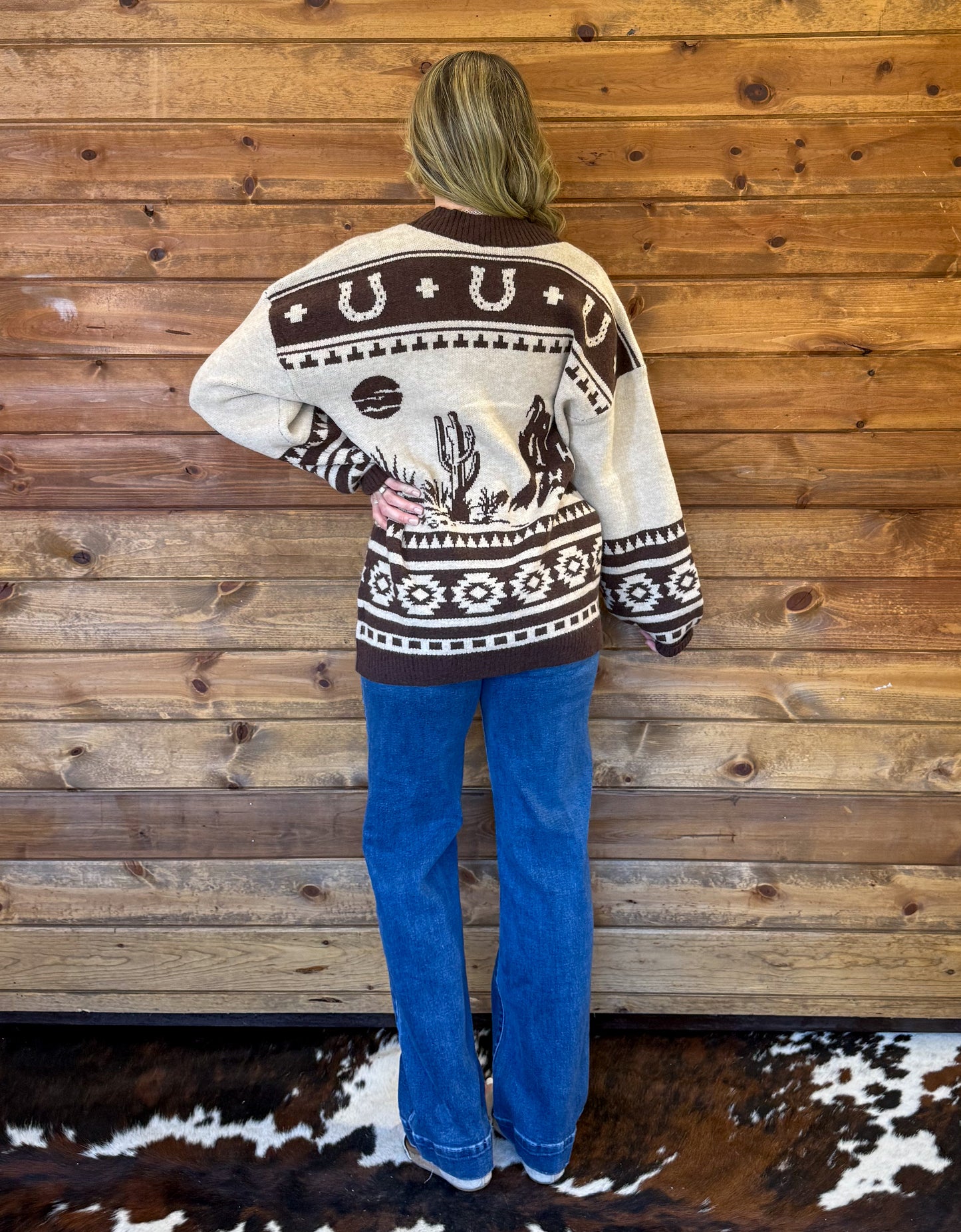 The Rancher Cardigan *Taupe