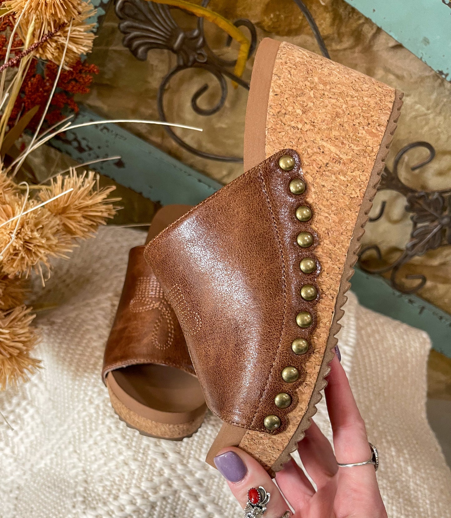 Saddle Up Wedges by Corkys