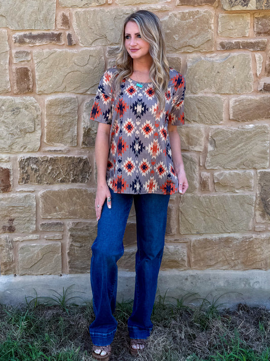 Rocky Mountain Aztec Top