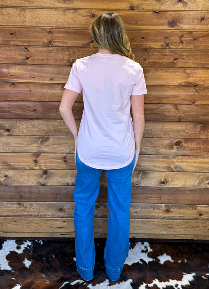 Handy as a Pocket Tee *Blush